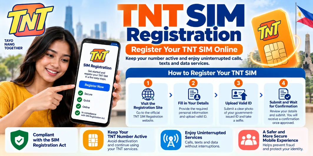 TNT SIM Registration